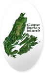 CafePress Cape Breton Oval Sticker 