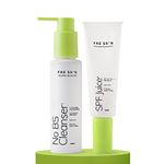 FAE Beauty Cleanse & Nourish Combo | Gentle & Effective Face Cleanser With No White Cast Lightweight Sunscreen | Suitable For All Skin Types Including Sensitive Skin | Vegan