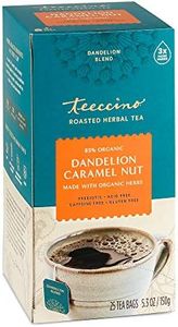 Teeccino Dandelion Caramel Nut Roasted Caffeine Free Herbal Tea 150 g, 25 Teabags
