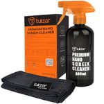 Tukzer 2-in-1 Professional Screen Cleaning Kit (500ML) for Camera, Lens, Binocular, Laptop, TV, Monitor, Smartphone, Tablet (Includes: Anti-Static Cleaning Liquid 500ml, Plush Microfiber Cloth)