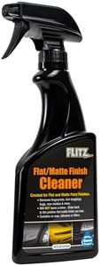 Flitz FM 11506 Flat Matte Finish Cleaner, 16 oz. Spray Bottle , Black