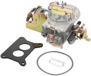 GOOFIT 2 Barrel Carburetor Carb Replacement for 289 302 351 Mustang Jeep Engine F100 F250 F350 F360 Motorcraft 2100 2150 A800 with Electric Choke