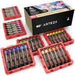 ARTEZA Acrylic Paint Set of 60 Colo
