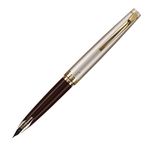 Pilot E95s Fountain Pen, Burgundy and Ivory Barrel with Gold Accents, Blue Ink, Medium Nib (60841)