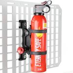 MOLLE Panel Fire Extinguisher Mount Kit-Quick Release Car Fire Extinguisher Mount Bracket for 1-2in Tactical Rigid MOLLE Panel Holes.Fire Extinguisher Holder Fits MOLLE Panels Accessories for Vehicle.