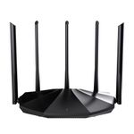 Tenda WiFi 6 Router for Home, AX1500 Dual Band Gigabit Router for Wireless Internet, Long Range Coverage with 5 * 6dBi High-Gain Antennas, 4 Gigabit Ports, Support WPA3, IPv6, Parental Control(RX2Pro)