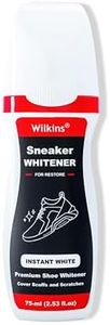 Wilkins Sneaker Whitener for Shoes - Restore Whiteness on Canvas, Leather, Foam and rubber (2.53 fl oz), White, Medium