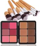 EnMart 12 Colors Blush Palette, Col