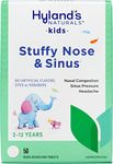 Hyland's Naturals Kids Stuffy Nose & Sinus Cold and Allergy Medicine for Children Ages 2+ Headache Relief and Nasal Decongestant, 50 Tablets