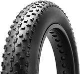 MOHEGIA Fat Tire,20 x 4.0 inch Fat Bike Tire,Folding Bead Electric Bike Tires,Compatible Wide Mountain Snow Bicycle