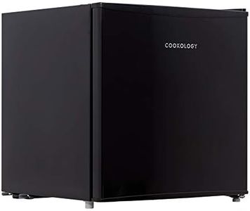 Cookology MFZ32BK Table Top Mini Freezer - Small Freezer with 31 Litre Capacity - Adjustable Temperature Control - Adjustable Legs - Removable Wire Shelf - 4 Star Freezer Rating - Black