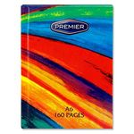 Premier Stationery A6 Rainbow Hardcover Notebook