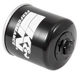 K&N Motorcycle Oil Filter: High Performance, Premium, Designed to be used with Synthetic or Conventional Oils: Fits Select Honda, Kawasaki, Triumph, Yamaha Motorcycles, KN-204-1