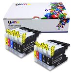 HIINK Compatible Ink Cartridge Replackement for Brother LC71 LC75XL LC75 Ink Cartridges Use in MFC-J280W J825DW J430W J835DW J625DW J425W J6710DW J280W J6910DW J5910DW J6510DW J435W(10-Pack)