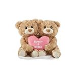 11 Inches Tall Couple Cuddle Bear, 