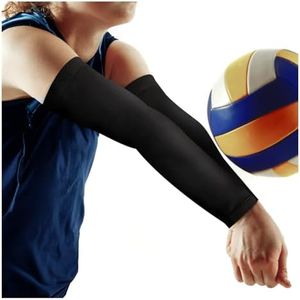 Peabownn Volleyball Arm Sleeves youth girls - 3XS-XL Compression Volleyball Arm Sleeves for women teen girls tandem kids without pads S