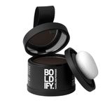 BOLDIFY Hairline Powder - Root Touch Up Hair Color for Gray Coverage - Bald Spot Concealing Hair Powder for Women and Men - 24-Hour Stain-Proof - Dark Brown