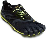 Vibram Men's FiveFingers V-Run Shoe, Black/Yellow, 11-11.5 US