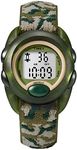 Timex Boys T71912 Time Machines Digital Green Camouflage Elastic Fabric Strap Watch