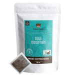 Medium Roast Coffee Bags - Pack of 50 - Brown Bear Blue Mountain Blend - Strength 3 - Donation to Free The Bears - Individual Arabica Ground Coffee Bags Like Tea Bags