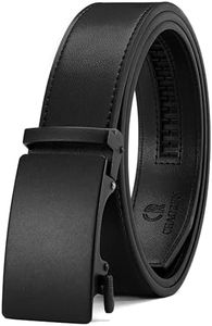 CHAOREN Men's Leather Ratchet Belt - Customizable Fit (35mm)