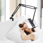 KIYOSAKI Tablet Stand & Phone Holder for Bed,360 Degree Rotating Bed Tablet Mount Holder Stand with Aluminum Arm for iPad,iPhoneXS,N-Switch, Amazon Kindle Fire,or Other 4~12.9 inch Devices