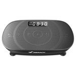 MERACH Vibration Plate, Quiet Compact Vibration Plate Exercise Machine for Shaping and Relaxation , Auto or Manual Speed Control, Comfortable Silicone Pad, LED Display (Black)