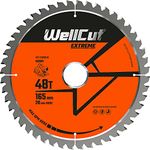 WELLCUT TCT Saw Blade, Circular Saw Blade 165mm x 48T x 20mm Bore for DSS610, DSS611, DCS391, HD18CS, Wood, Wood with Nails, Plastic, Laminate