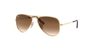 Ray-Ban Kids Gradient Brown Lens Pilot Sunglasses - 0RJ9506S223/1350