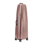 Samsonite Tour Deluxe Golf Hard Case Golf Travel Bag, Lightweight & Durable ABS Shell, 360 Degree Multi-Directional Wheels, Rosegold