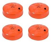 Four (4) Pumpkin / Jack-O-Lantern Strobe Light LED 3 Lite Strobe Battery Operated