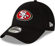 New Era NFL The League 9FORTY Adjustable Hat Cap One Size Fits All, San Francisco 49ers Black, One size