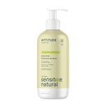 ATTITUDE Body Lotion for Sensitive Skin with Oat and Argan Oil, EWG Verified, Dermatologically Tested, Vegan, 473 mL