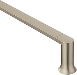 Moen Genta Brushed Nickel Modern 24-Inch Single -Towel Bar for Kitchen or Bathroom, BH3824BN