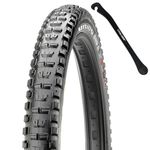 Maxxis Minion DHR II 27.5x2.40 Mountain Bike Tire with DoubleDown Puncture Protection Bundle with Cycle Crew Tire Lever