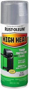 Rust-Oleum 7716830 High Heat Enamel Spray Paint, 12 oz, Silver