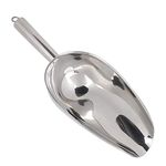 Stainless Steel Multifunctional Ice Food Scoop Coffee Beans Dried Fruit Shovel 1PC for Bar and Kitchen (38oz)