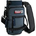 Wild Wolf Outfitters Water Bottle Holder for 32oz Bottles Blue - Carry, Protect and Insulate Your Best Flask with This Military Grade Carrier w/ 2 Pockets & an Adjustable Padded Shoulder Strap.