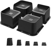 USION Bed Risers 3 Inch Heavy Duty,