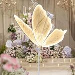 CAMINI Wedding Butterfly Floor lamp Creative Butterfly Ceiling Lamp Butterfly Hanging Decoration Props for Wedding Party(60cm/23.6in,Warm,1PCS)