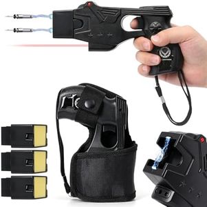 Heavy Duty Stun Gun for Self Defense with LED Flashlight Fast Rechargeable