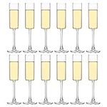 YANGNAY Cylinder Champagne Flutes, 