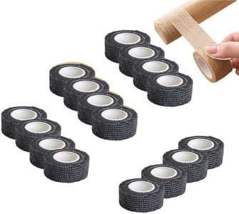 16 Packs, Magic Multi-Functional Tape, Sofa Chair Leg Floor Protector, no Limit Shape, Anti-hot Isolation, Door Handle Anti-Slip Anti-Collision, Table Corner Anti-Collision (Black)