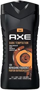 Axe Men's Dark Temptation 3-in-1 Dark Chocolate Scent Face Hair & Body Wash 250 ml