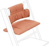 Stokke Tripp Trapp Classic Cushion 2, Terracotta - Pair with Tripp Trapp Chair or High Chair for Support & Comfort - Machine Washable