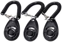 LHKJ 3 Pcs Dog Clickers for Training and Dog Whistles with Spiral Line