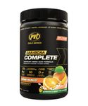 PVL EAA BCAA COMPLETE | Pre, Intra or Post Workout – EAA/BCAA with L-Arginine, Amino Acid Supplement – Keto Friendly – 369 g (30 servings) – Orange Krush'd