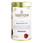 Teamonk Koen High Mountain Rose Green Tea Whole Leaf (100 Cups) - 200 Gm. Rich In Vitamin C And Antioxidants. Promotes Glowing Skin