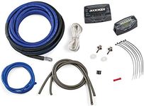 Kicker 46PKD4 PKD4 4AWG Dual Amplifier Power Kit - Power, Ground, Distribution Block, Remote Wire and Fuse Block.