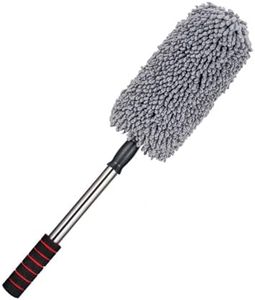 IPELY Super Soft Microfiber Car Duster Exterior with Extendable Handle, Car Brush Duster for Car Cleaning Dusting